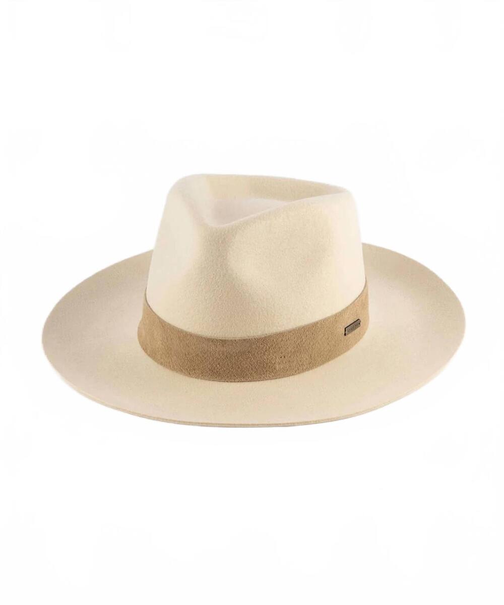 NEW GIGI PIP women's holly rancher fedora hat in off white